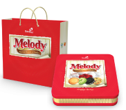 Melody 392g - Hộp thiếc vuông
