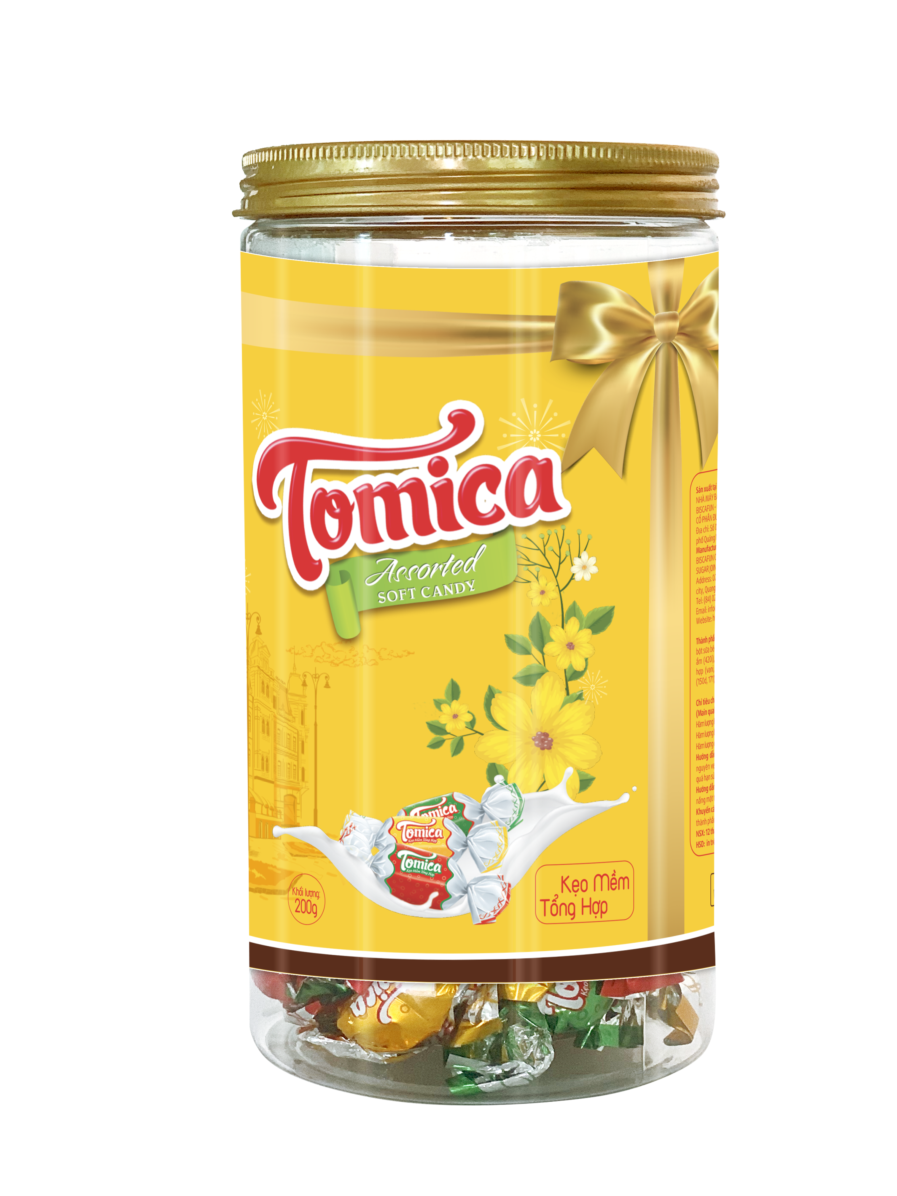 Kẹo hộp nhựa TOMICA 200g