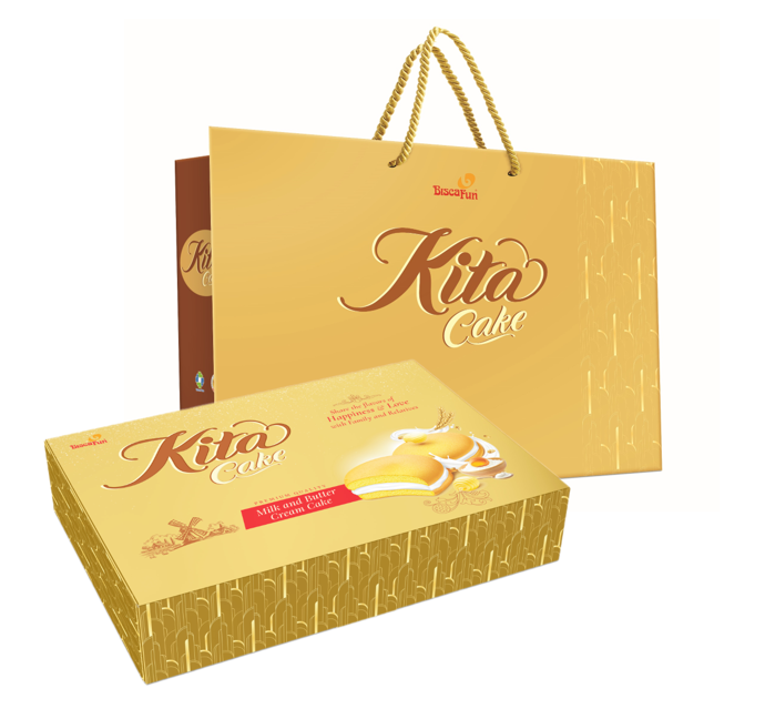 KITA CAKE Quà tặng 352g - Bơ sữa